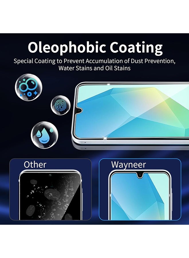 دبليو أف أف أو 7 في 1 - متوافق مع حافظات Samsung Galaxy A16 - واقي شاشة / واقي عدسة الكاميرا / قابس غبار - طلاء القلب Love بالكهرباء جراب أنيق فاخر - حماية من السقوط TPU - حافظة صدمة لحماية الجسم بالكامل - وردي  - Image 4