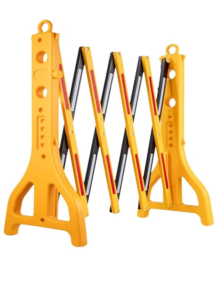 Vaultex Foldable Expandable Traffic Fence, Expandable Barricade With Reflectors, Easy to Assemble Safety Barricades for Hotels, Malls, Industrial Plants, Airports, Hospitals, Schools - Image 1