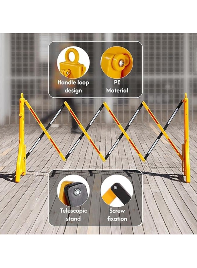Vaultex Foldable Expandable Traffic Fence, Expandable Barricade With Reflectors, Easy to Assemble Safety Barricades for Hotels, Malls, Industrial Plants, Airports, Hospitals, Schools - Image 3