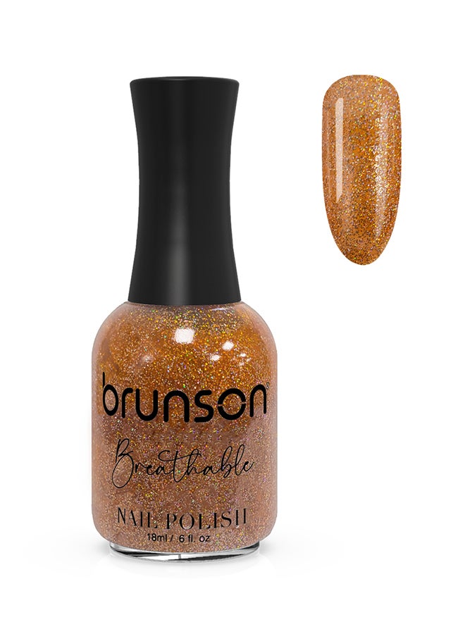 Breathable Nail Polish Halal nail polish Wudu friendly Quick-Dry Vegan long lasting but easy peel off   18ml BH296