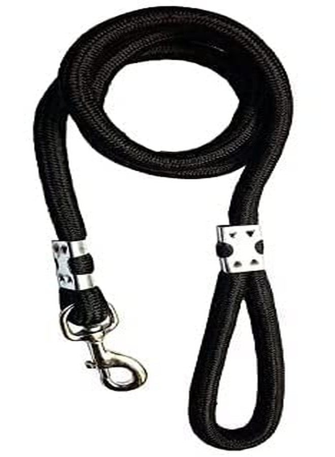 Fondle Heavy Duty Dog Chain Collar with Leash Set, Black Nylon and Metal Chain, Adjustable Buckle, Training and Walking for Medium to Large Dogs - Image 3