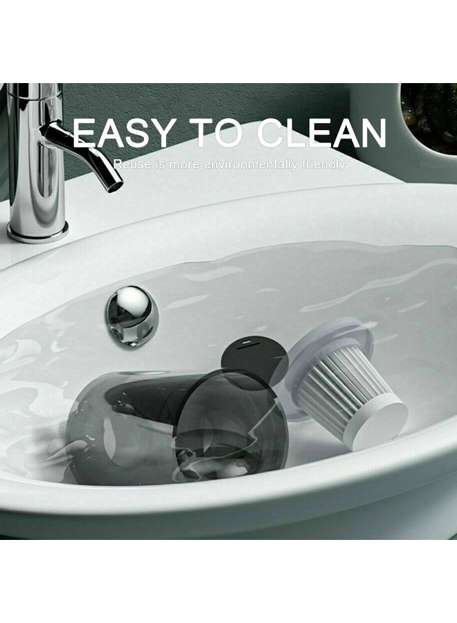 Portable Mini Handheld Vacuum Cleaner 1500mAh 3.7V Rechargeable Cordless Dust Collector with HEPA Filter & Two Suction Modes for Car, Home, Office & Keyboard Cleaning - Image 5