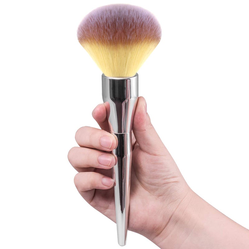Foundation BrushDaubigny Large Powder Brush Flat Arched Premium Durable Kabuki Makeup Brush Perfect For Blending LiquidCream and Flawless PowderBuffing BlendingConcealer