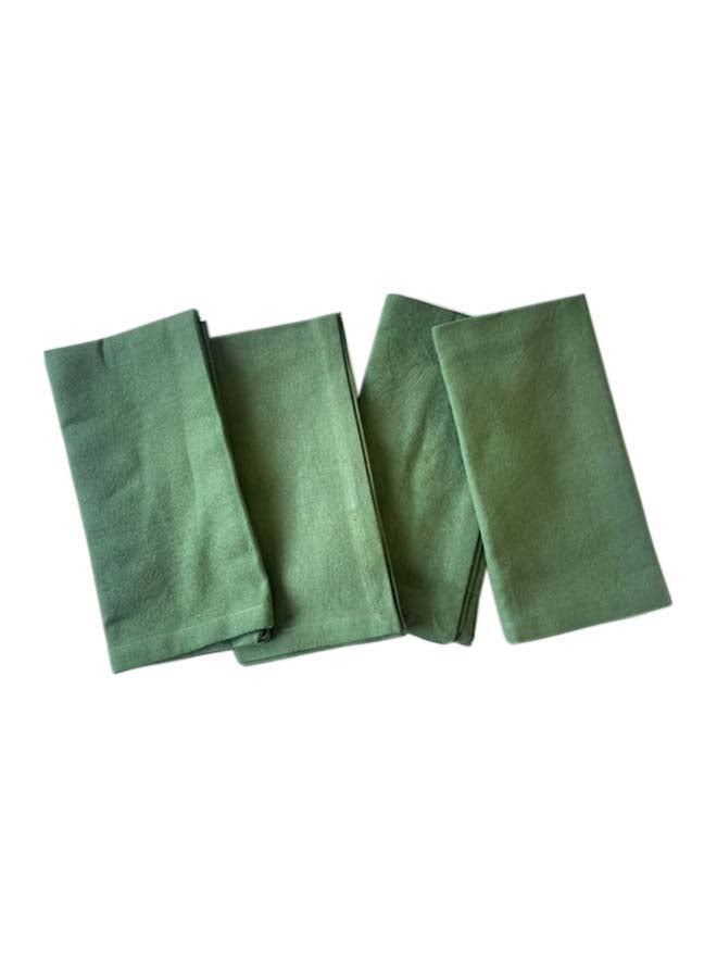 إيفا Cardin Green Cotton Napkin - Set of 4 pieces - Image 1