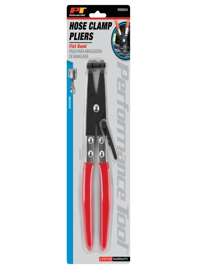 بيرفورمانس تول كماشة مشابك خرطوم مسطحة W80654 من Performance Tool للمرائب وورش العمل، لون أسود/أحمر - Image 5