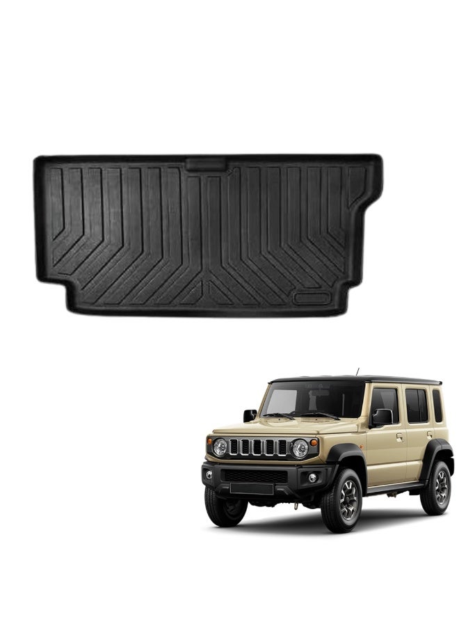 MOTOR FIT Trunk Mat for Suzuki Jimny 5 Door 2019–Present | Custom Fit Cargo Liner | Heavy-Duty All-Weather Protection | Anti-Slip Waterproof Design - Image 1