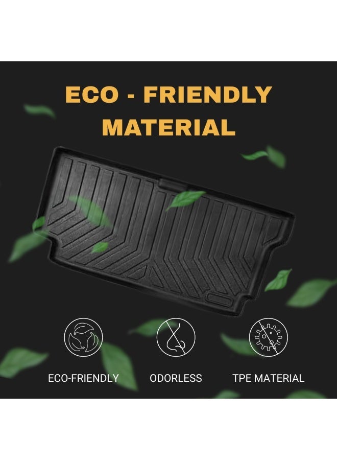 MOTOR FIT Trunk Mat for Suzuki Jimny 5 Door 2019–Present | Custom Fit Cargo Liner | Heavy-Duty All-Weather Protection | Anti-Slip Waterproof Design - Image 5