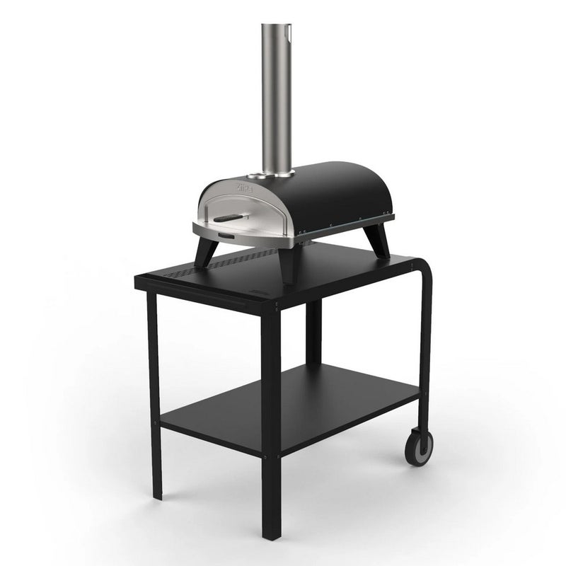 Ziipa Table Trolley Vallone Charbon – Outdoor Serving Cart for BBQ, Garden, Patio, and Entertaining - Image 4