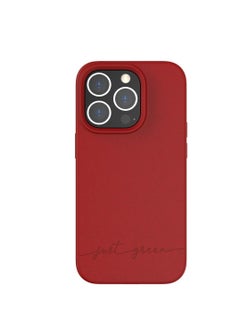 BIGBEN Just Green iPhone 14 Pro case Natural Red - Eco-designed  - Image 2