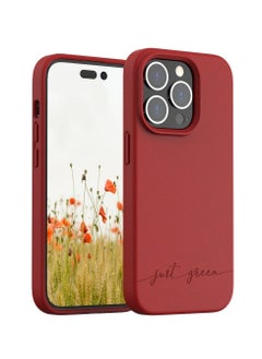 BIGBEN Just Green iPhone 14 Pro case Natural Red - Eco-designed  - Image 1