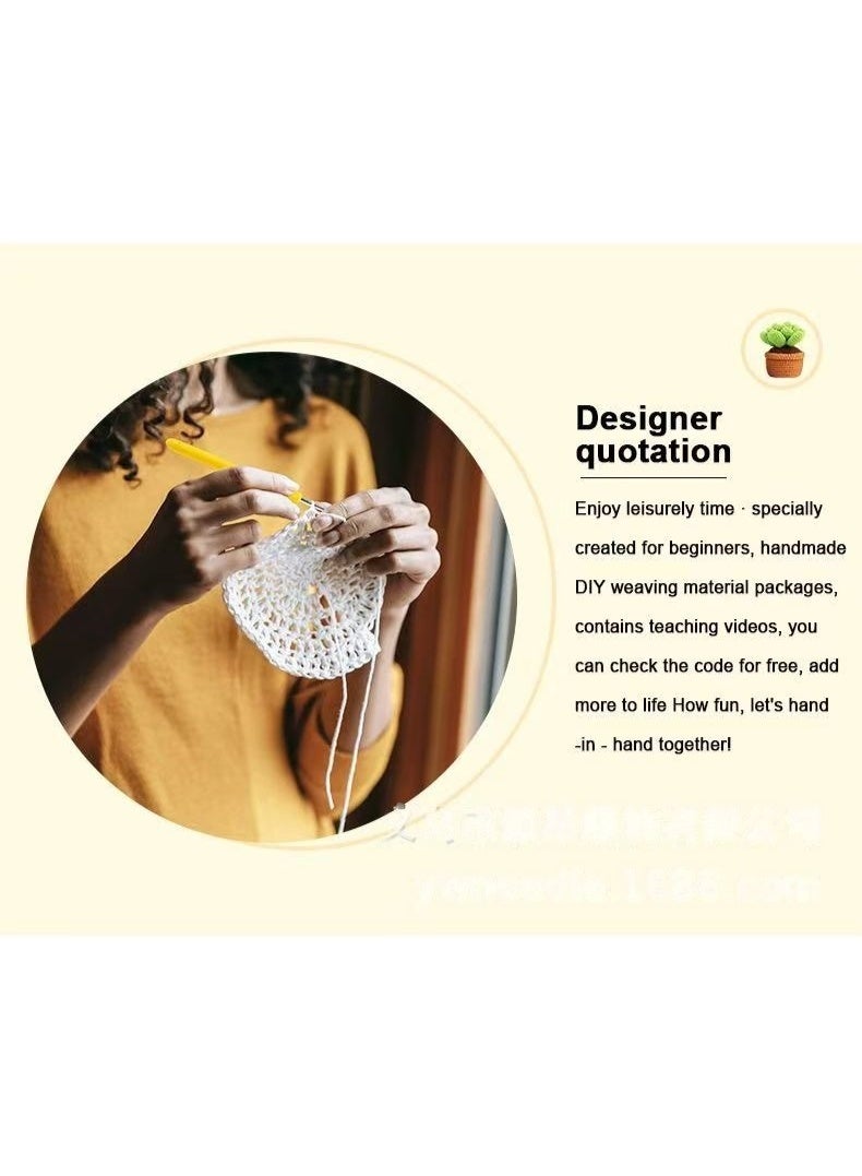 مجموعة كروشيه اصنعها بنفسك للمبتدئين - مجموعة حرف يدوية من الخيوط مع الأدوات والتعليمات، مجموعة كروشيه حيوانات محشوة للكبار والصغار - Image 5