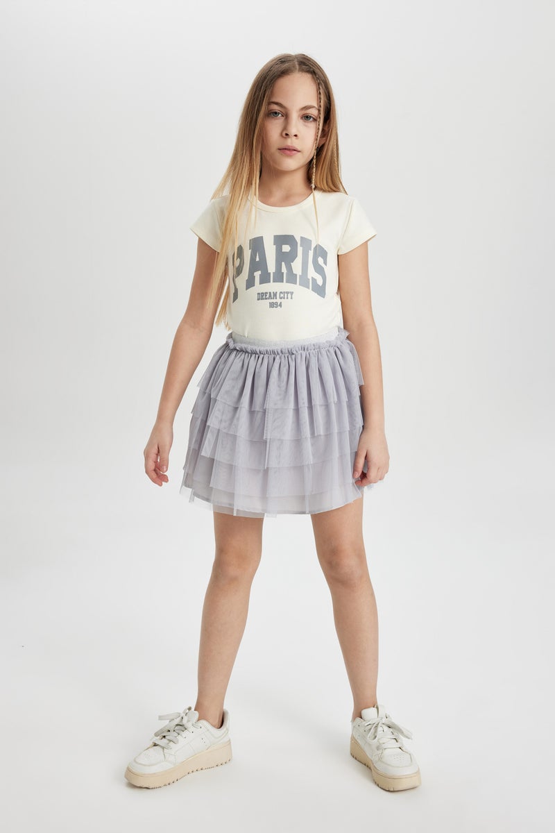DeFacto Girl Regular Fit Knitted Skirt  - Image 4