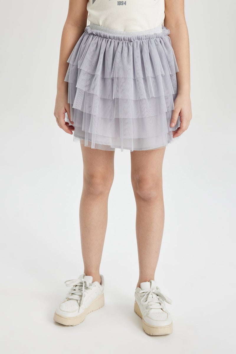 DeFacto Girl Regular Fit Knitted Skirt  - Image 3