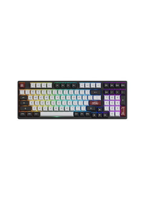 Akko 3098S Dracula Castle RGB Backlit Hot-Swap Mechanical Gaming Keyboard Wired 98-Key with PBT Double-shot ASA Profile Keycaps