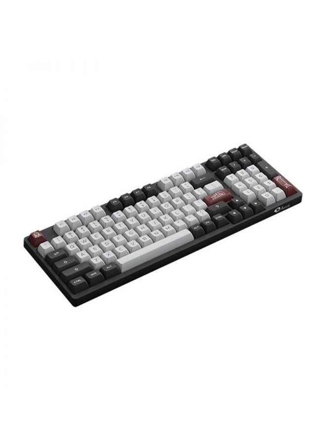 AKKO - Akko 3098S Dracula Castle RGB Backlit Hot-Swap Mechanical Gaming Keyboard Wired 98-Key with PBT Double-shot ASA Profile Keycaps - Image 1