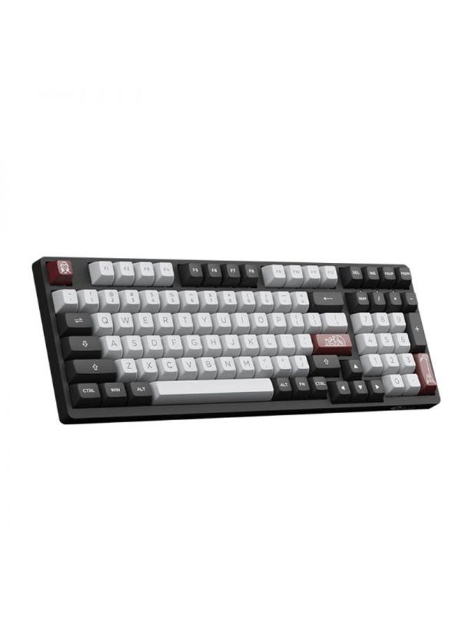 AKKO - Akko 3098S Dracula Castle RGB Backlit Hot-Swap Mechanical Gaming Keyboard Wired 98-Key with PBT Double-shot ASA Profile Keycaps - Image 1