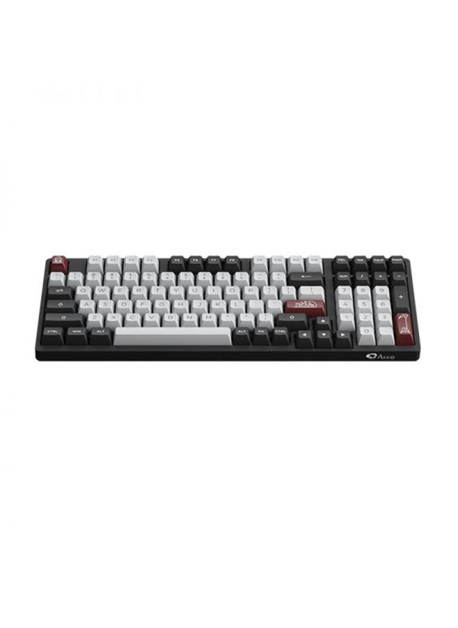 AKKO - Akko 3098S Dracula Castle RGB Backlit Hot-Swap Mechanical Gaming Keyboard Wired 98-Key with PBT Double-shot ASA Profile Keycaps - Image 1