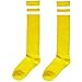 Amscan Yellow Striped Knee Socks OneSizeFitsMost 1 Pair Ultracomfy Breathable Footwear Perfect for Fun Casual Outfits - Image 3