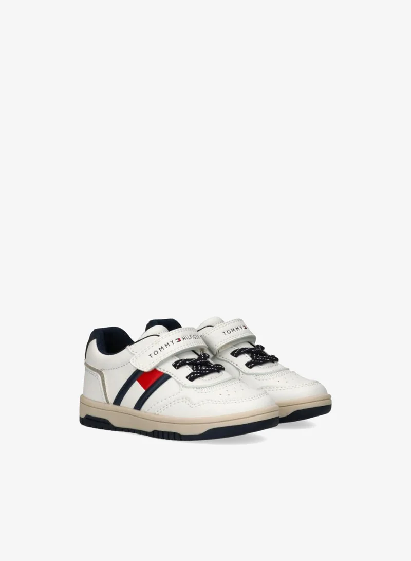 Tommy Hilfiger Kids Low Top Lace Up And Velcro Sneakers