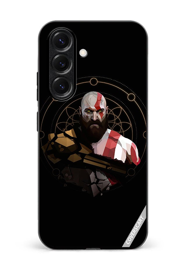 Protective Case Cover For Samsung Galaxy S25 God Of War, Kratos Design Multicolour