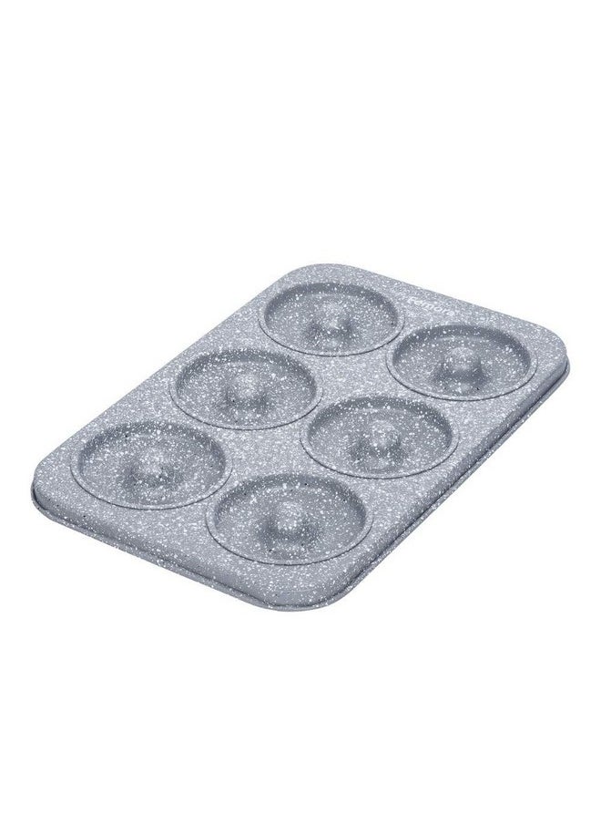 Femora Carbon Steel Stone Ware Non-Stick Coated Doughnut Tray, 6 Slots (27.9 x 17.7 x 3 cm), Set of 2 - pzsku/Z1D144DE7FE4FFBF57A40Z/45/_/1740118794/5ca498de-5123-4521-9e04-e6e1eb2c1d91