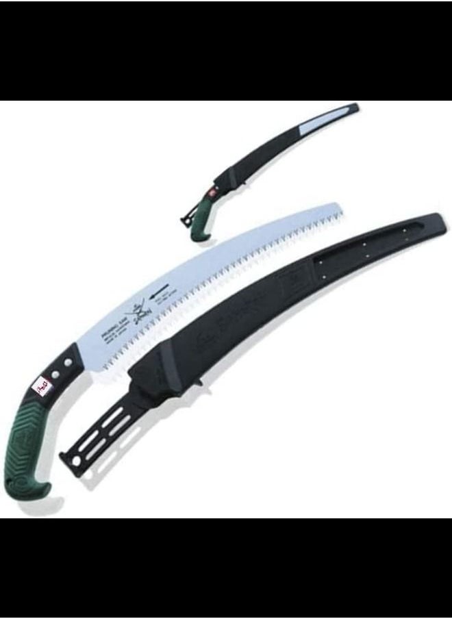 ABBASALI 13 Inch Replace Samurai Curved Comfortable Garden & Tree Hand Pruning Saw with Plastic Holder.  - Image 1