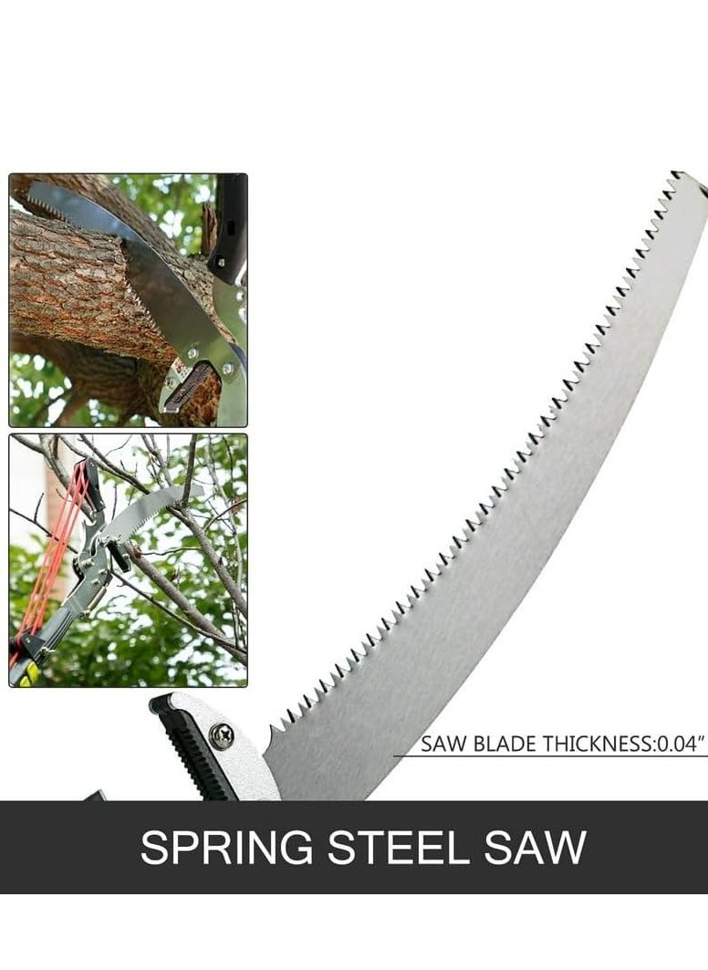ABBASALI 13 Inch Replace Samurai Curved Comfortable Garden & Tree Hand Pruning Saw with Plastic Holder.  - Image 3