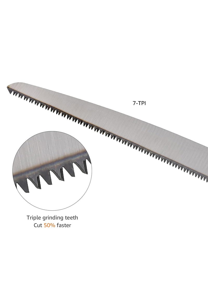 ABBASALI 13 Inch Replace Samurai Curved Comfortable Garden & Tree Hand Pruning Saw with Plastic Holder.  - Image 5