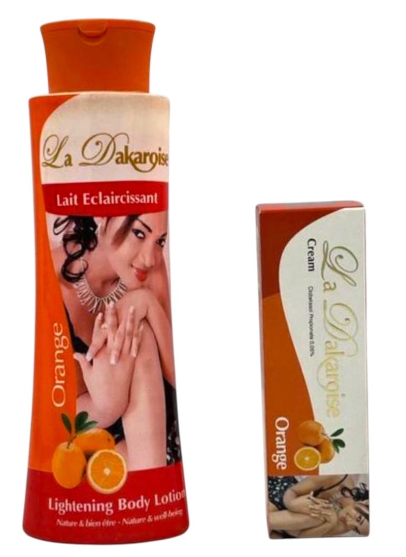 La Dakaroise - A set of two cream pieces with lotion from La dakaroise - Image 1