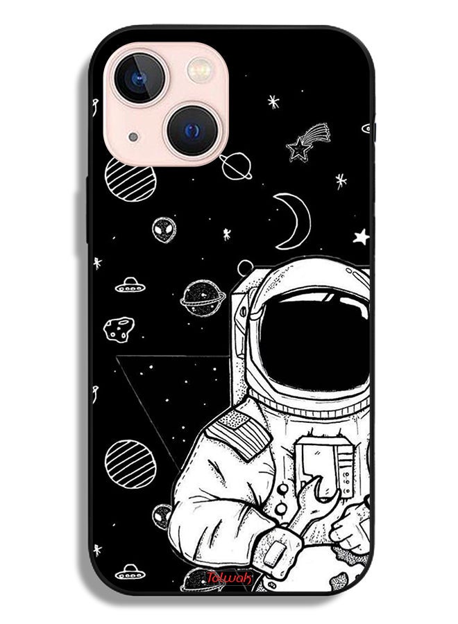 Tolwak Apple iPhone 13 mini Protective Case Astronaut Art - Image 2
