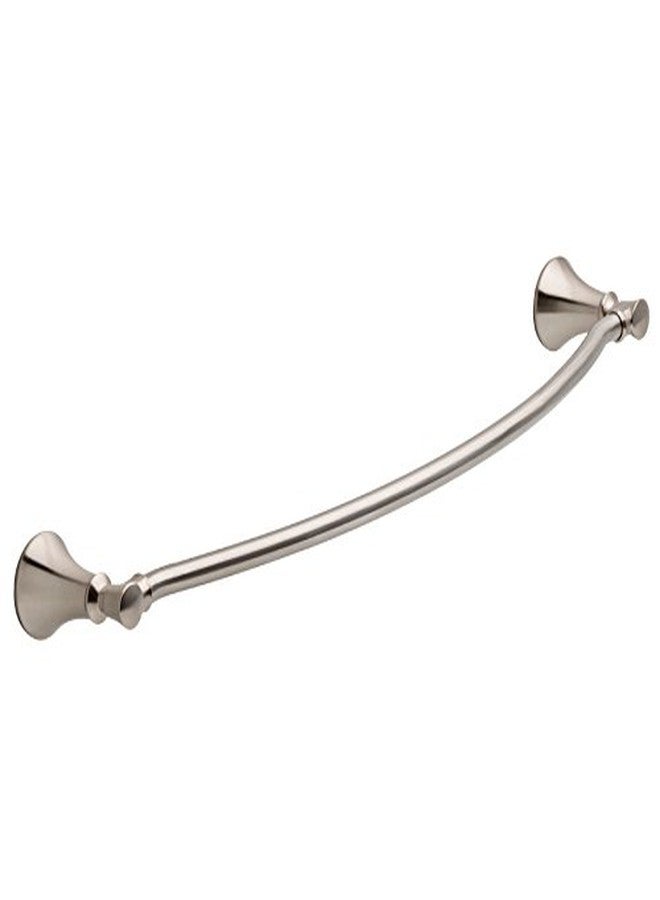Delta Valdosta Satin Nickel Single Towel Bar (Common: 24-in; Actual: 26.0591-in) - Image 1