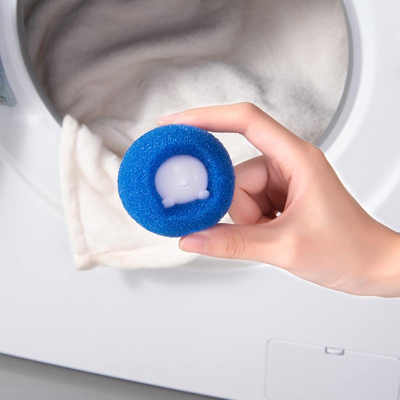 woobles 4pcs Magic Laundry Balls Washing Machine Clothes Softener Dirt Clean Ball Anti-winding Household Cleaning Decontamination laundry balls for washing machine A - Image 4