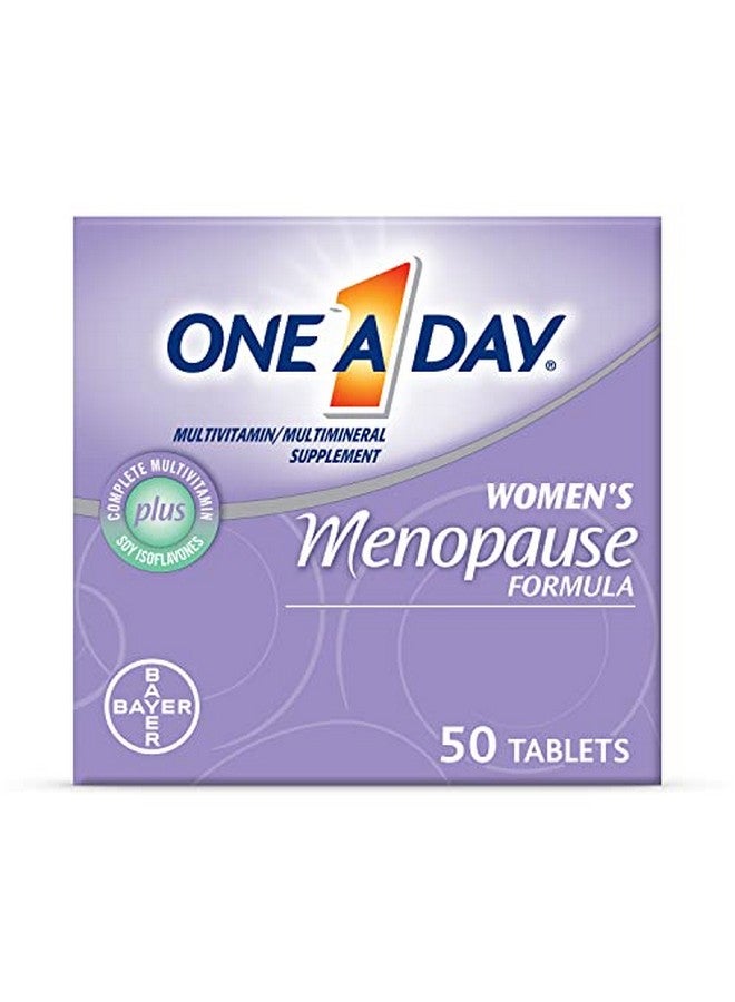 ONE A DAY Women'S Menopause Multivitamin Addresses Menopause Symptoms Such As Hot Flashes And Mild Mood Changes Vitamin A Vitamin C Vitamin D And Zinc For Immune Health Support 50 Count - Image 1