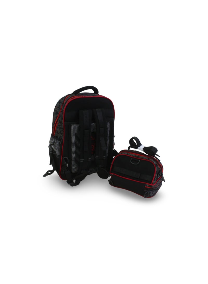 glossy bird School Set 18 Inches – Black with Spider-Man Design - Image 2