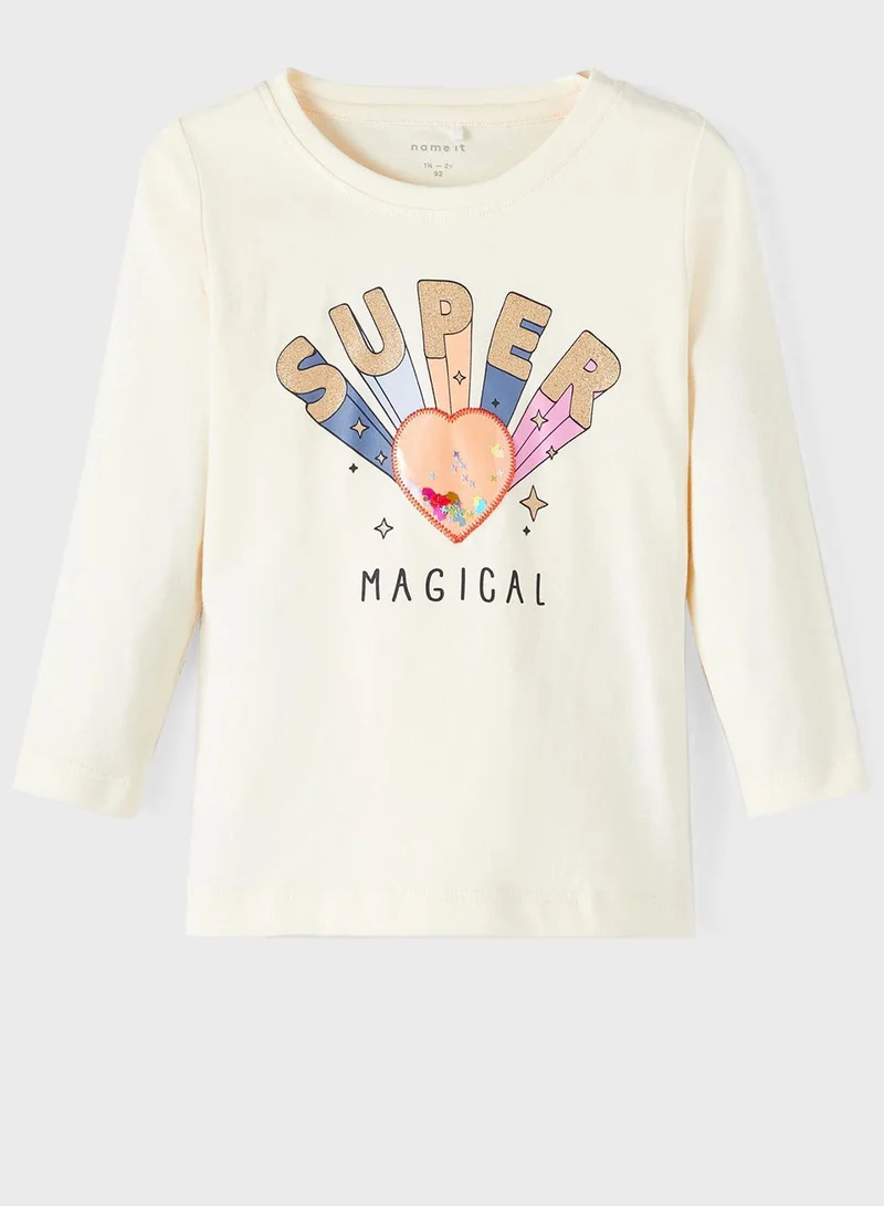 NAME IT Kids Slogan T-Shirt
