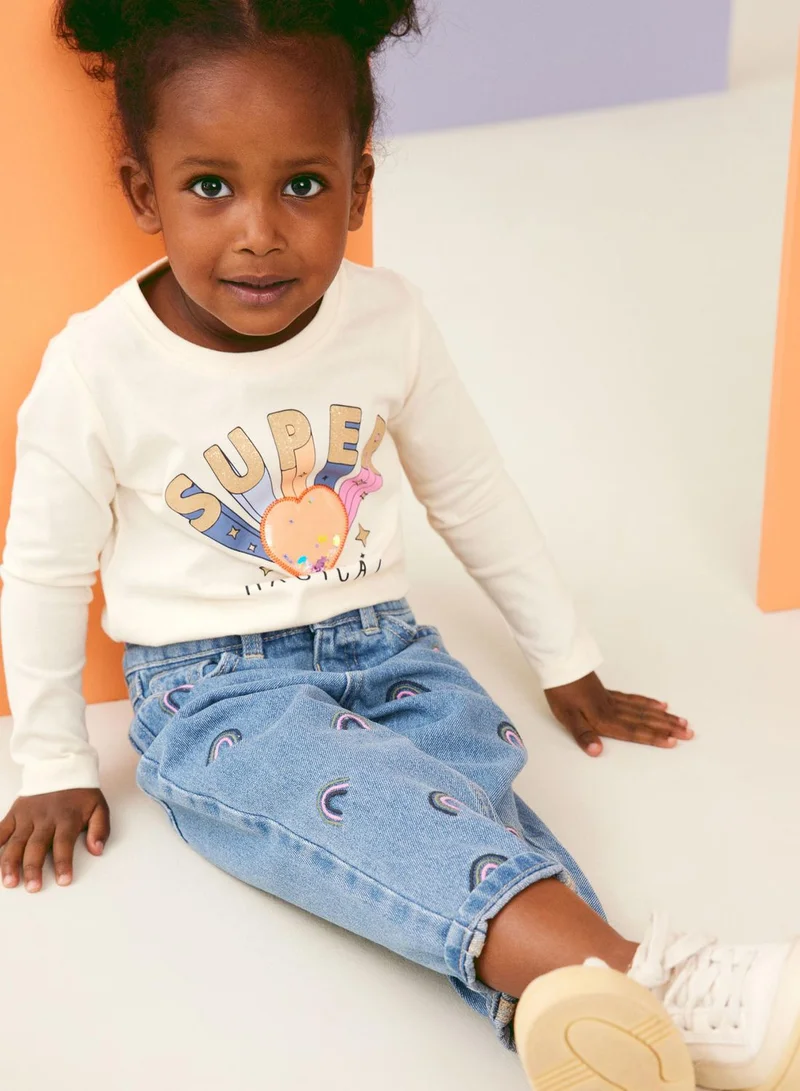 NAME IT Kids Slogan T-Shirt