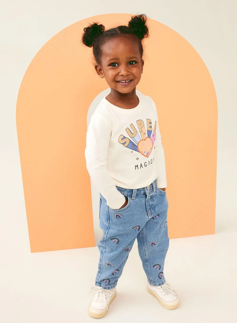 NAME IT Kids Slogan T-Shirt