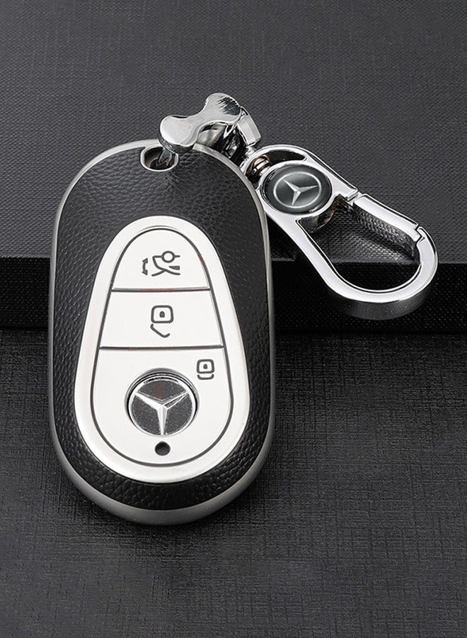 Suitable For 2021 Mercedes Benz Key Protection Case High-end Car Key Case - Image 1
