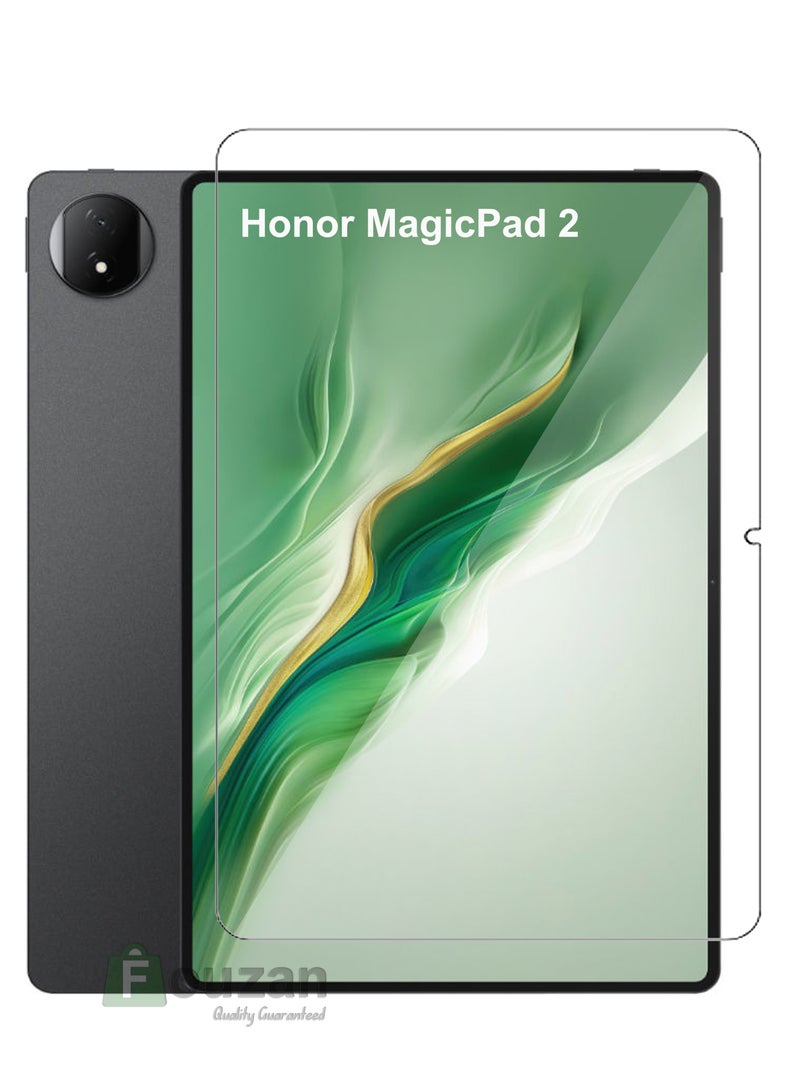 Honor MagicPad 2 - Tempered Glass Screen Protector - Premium HD Delicate Touch , Higher Transparency , Easy to Install ,Anti-scratch and Bubble-free Screen Protector - Clear - Image 1