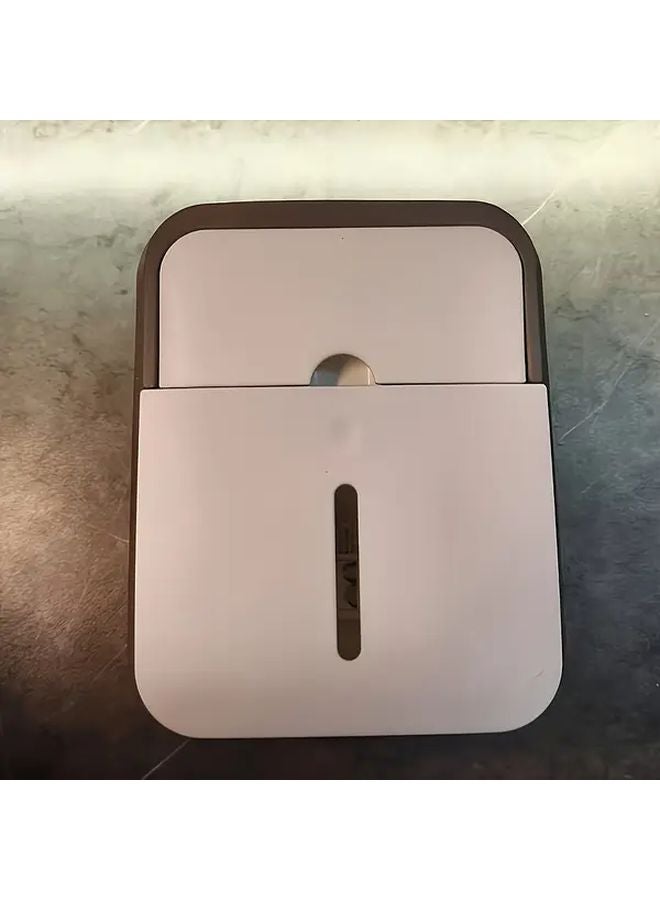 حامل ورق التواليت عشوائي اللون 3 طبقات مقاوم للماء حامل مركب على الحائط رف تخزين - Image 1