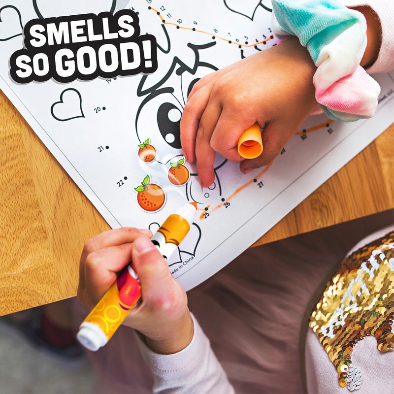 Scentos Classic Scented Markers for Kids Ages 4-8 - Colored Markers for School & Coloring Books (8-Pack) - Image 5