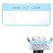Sunnymove 1 PCS American Mahjong Bag Empty Mahjong Tiles Bag Only with Zippered Letters Case Only BlueBam Dot Crack - Image 2