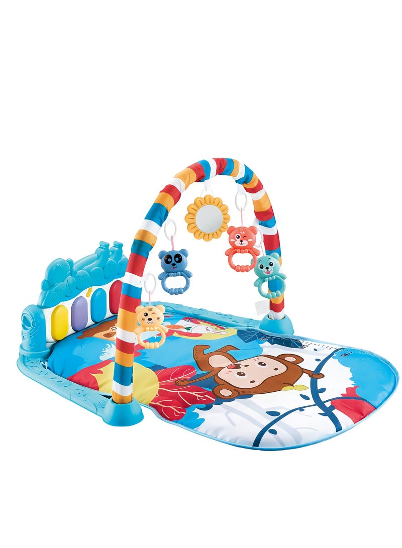 Factory Price Monkey Hat Pedal Piano Activity Play Mat- Red - Image 1