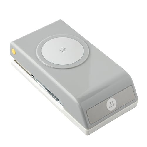 EK Tools Circle Punch 1.5-Inch with Safety Lock, Create Perfect Circles for Handmade Cards, Scrapbooking, Gift Tags, Invitations, and Decoration - Image 1