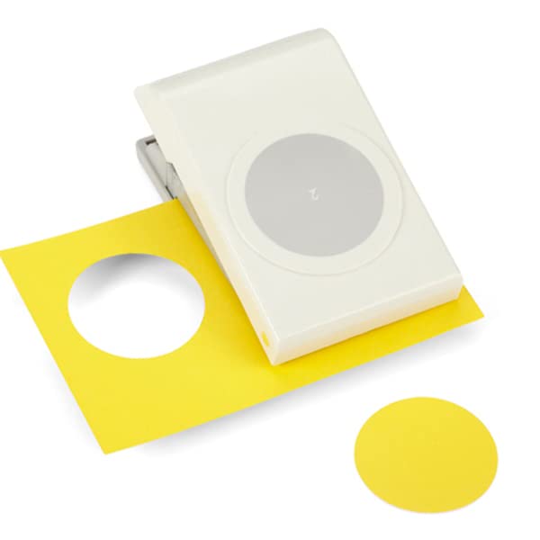 EK Tools Circle Punch 1.5-Inch with Safety Lock, Create Perfect Circles for Handmade Cards, Scrapbooking, Gift Tags, Invitations, and Decoration - Image 2