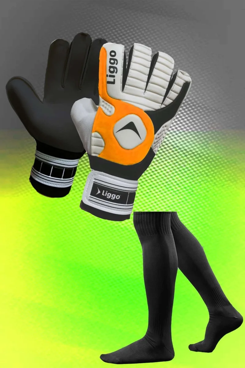 ليغو Reflex Adult Child Goalkeeper Gloves Goalkeeper Socks Set