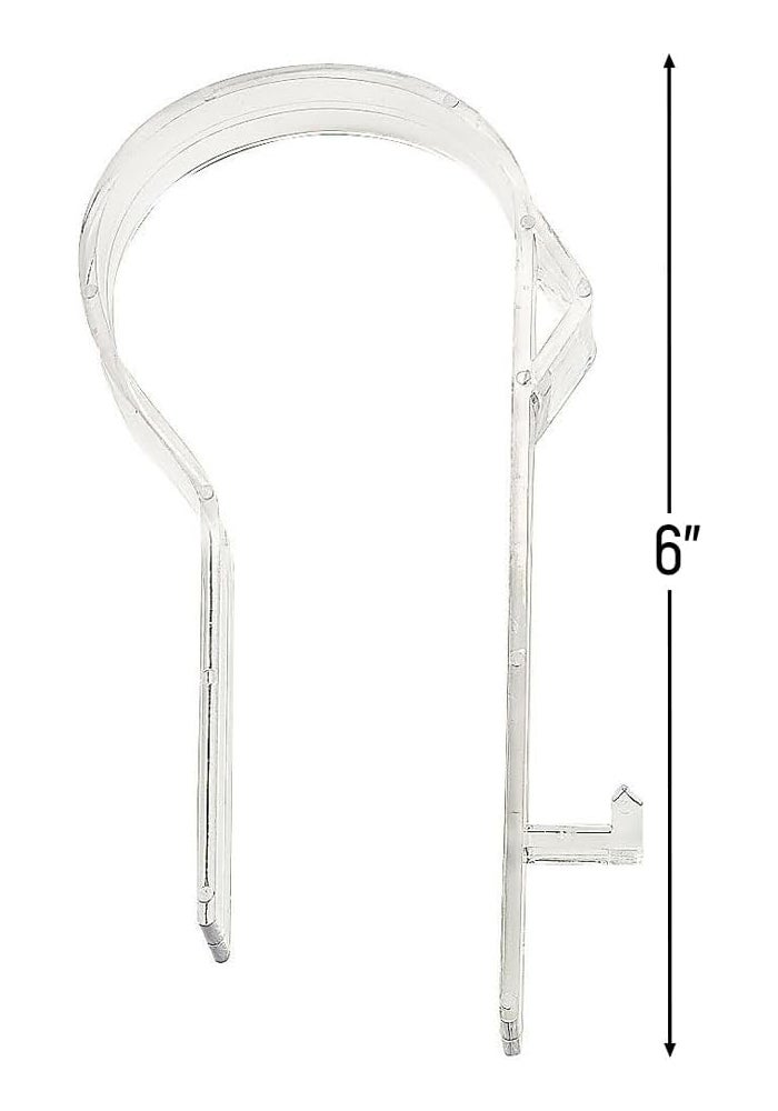 Fun Express 12 Pack Clear Pew Clips for Bows and Decorations - Wedding and Event Accessories - Image 2