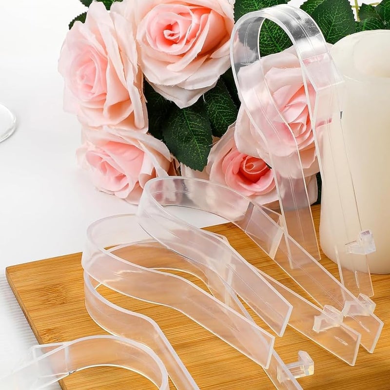 Fun Express 12 Pack Clear Pew Clips for Bows and Decorations - Wedding and Event Accessories - Image 4