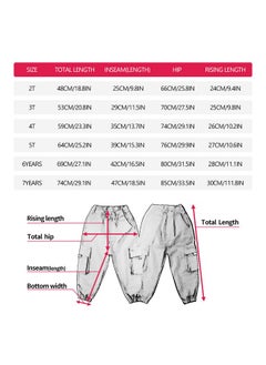 mini panda Toddler Pants Black Pants Toddler Boys Or Girls Little Boy Pants 2Pieces (5T Blackkhaki)  - Image 4