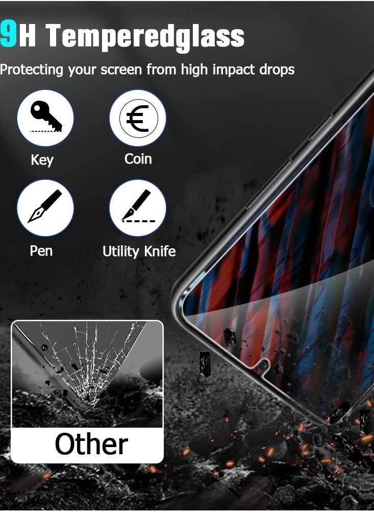 SYOSI - Glass Screen Protector for Galaxy S23 and Camera Lens Film, 9H Hardness Full Coverage Anti-Fingerprints Support Fingerprint Unlocking for Samsung Galaxy S23 - Image 1